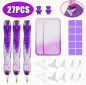 Preview: Diamond Painting Stift-Set mit Tablett